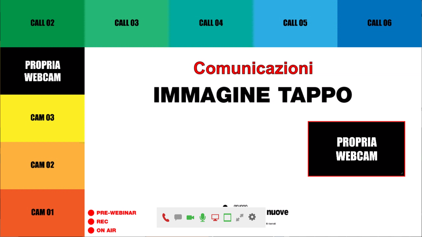 Interfaccia vMix Call in collegamento